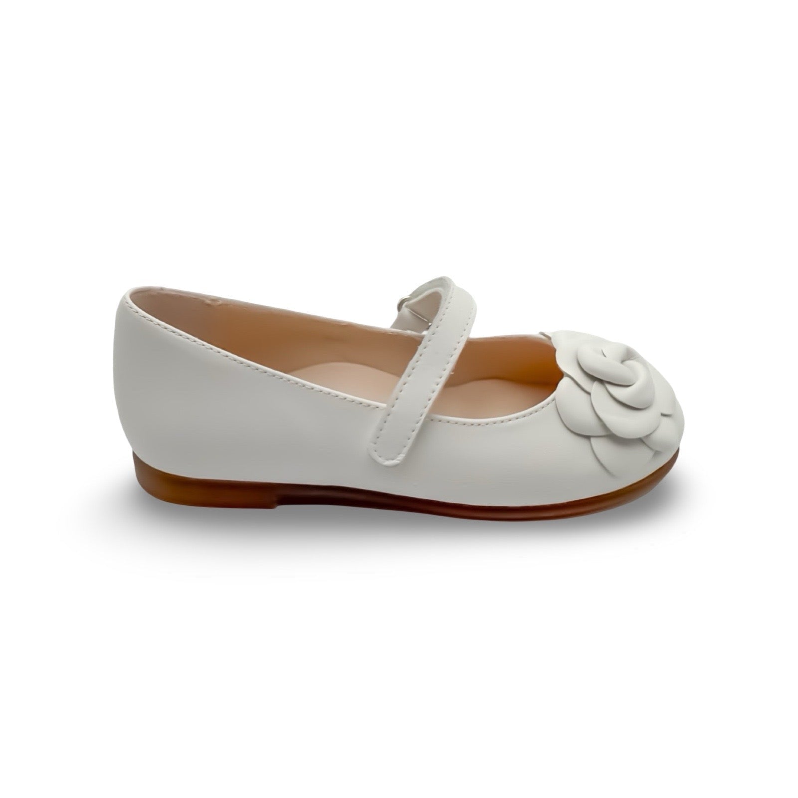 Camille- White Leather Mary Jane Shoes