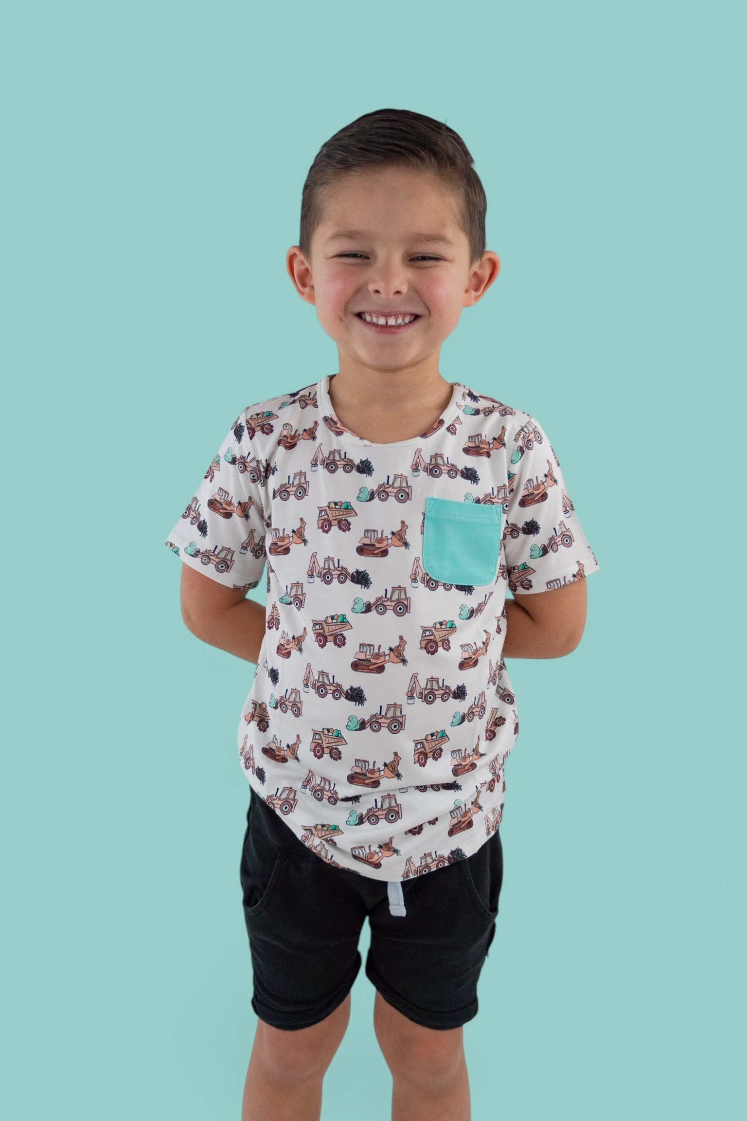 Haulin' Eggs Dream Pocket Tee