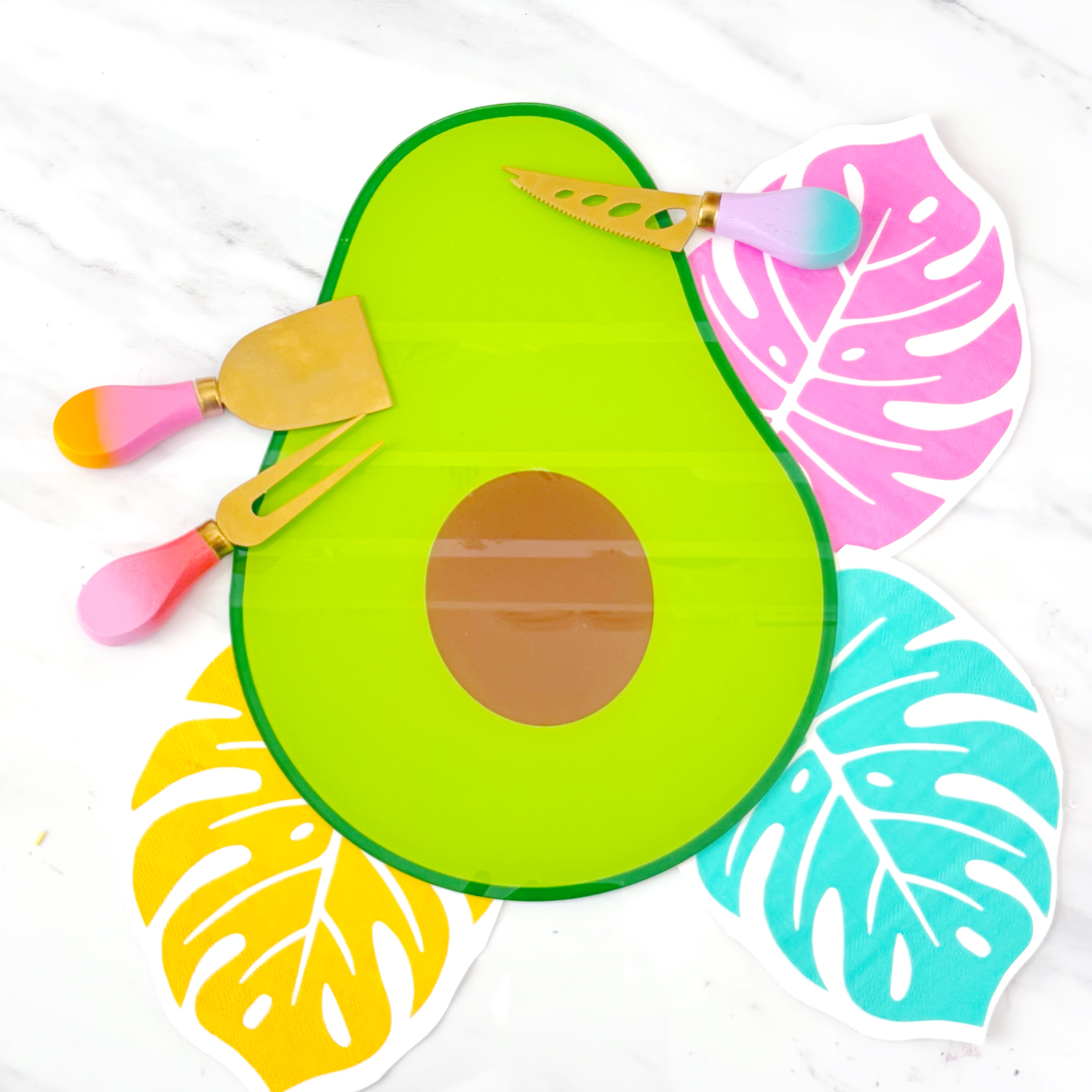 Acrylic Avocado Tray