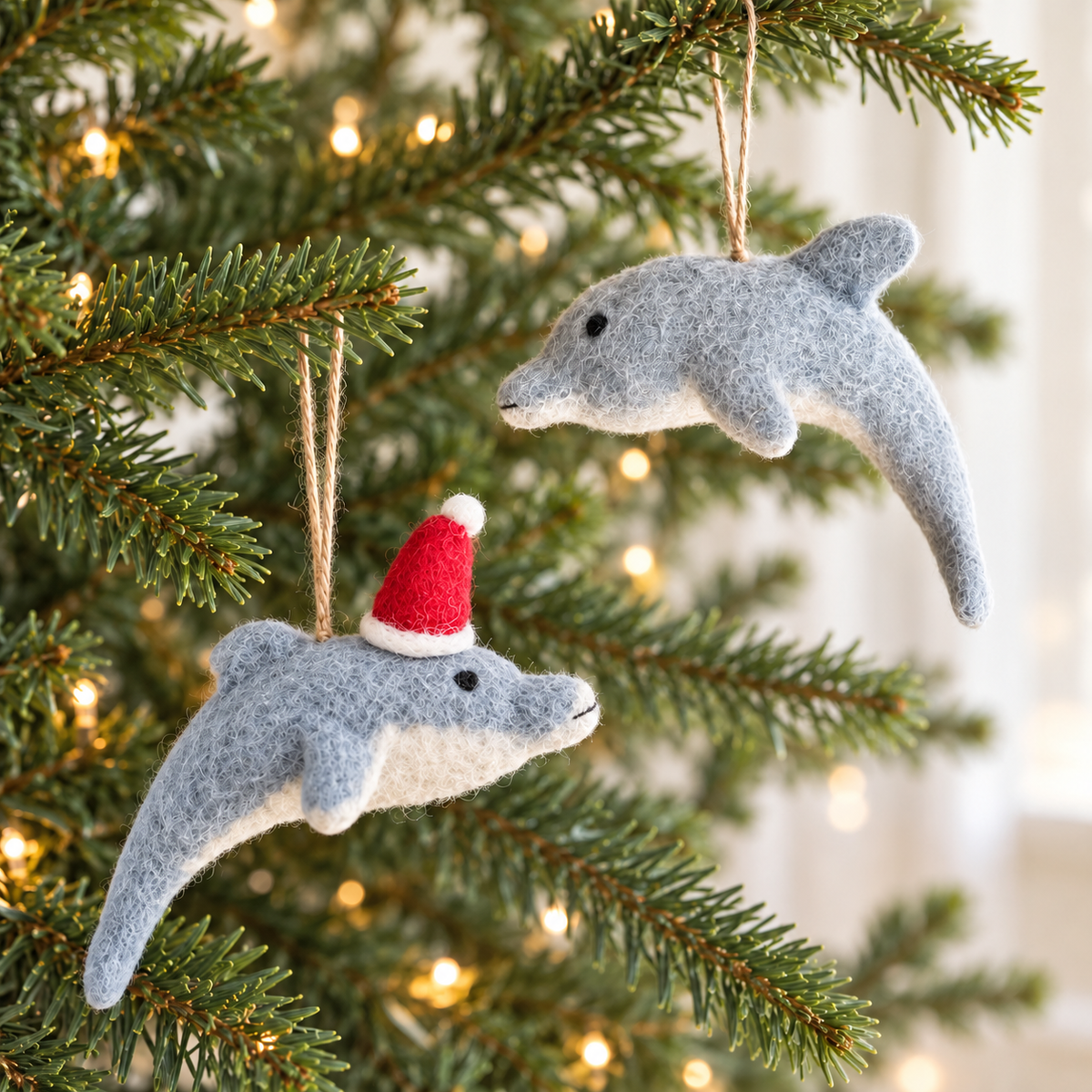 Felt Ornament - Dolphin