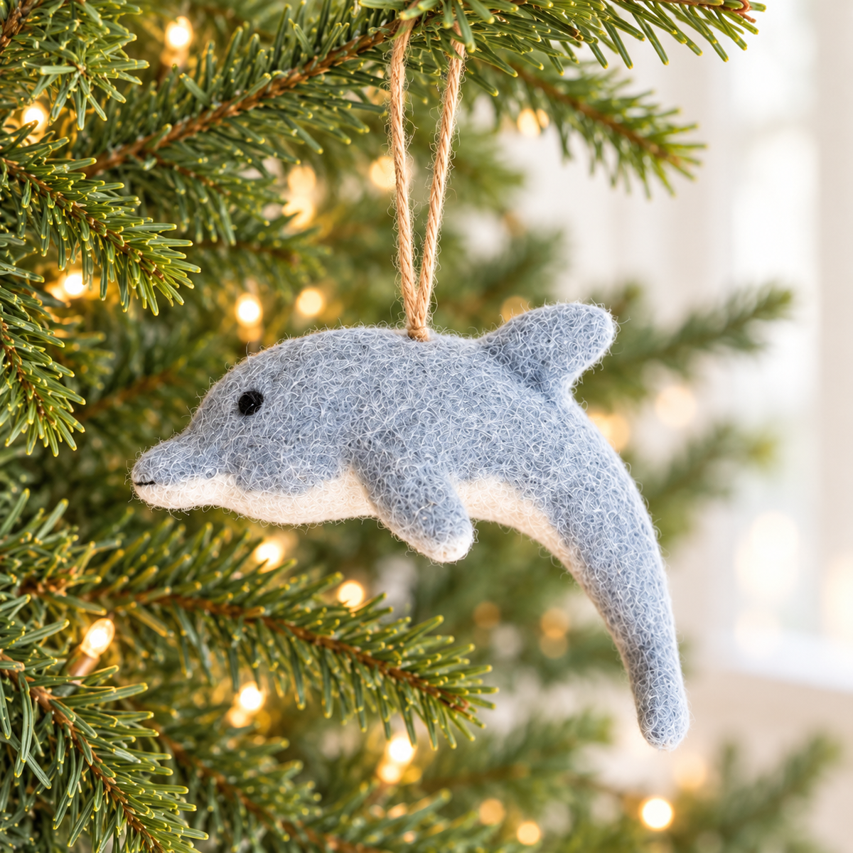Felt Ornament - Dolphin