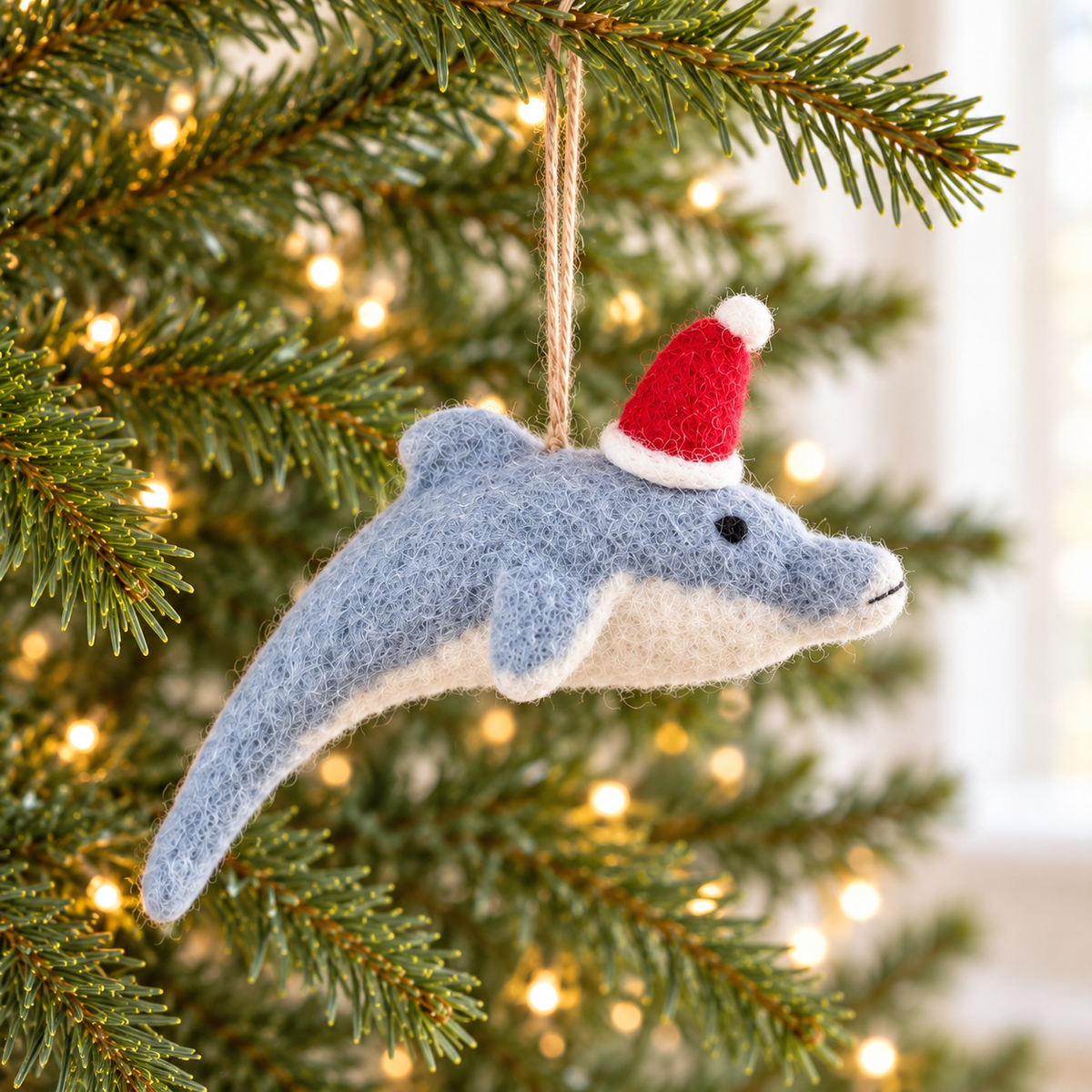 Felt Ornament - Dolphin