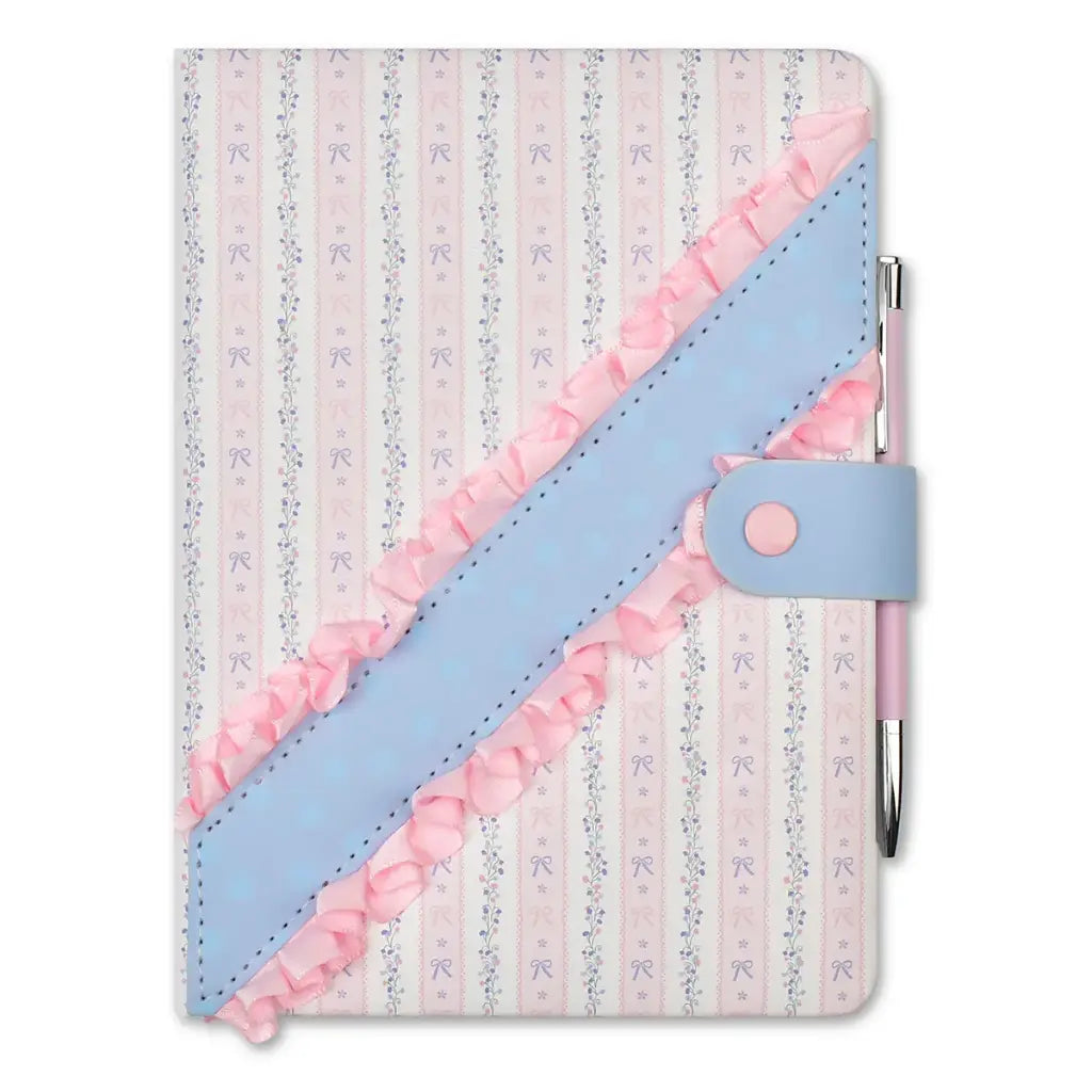 Iscream - Floral Stripes Journal