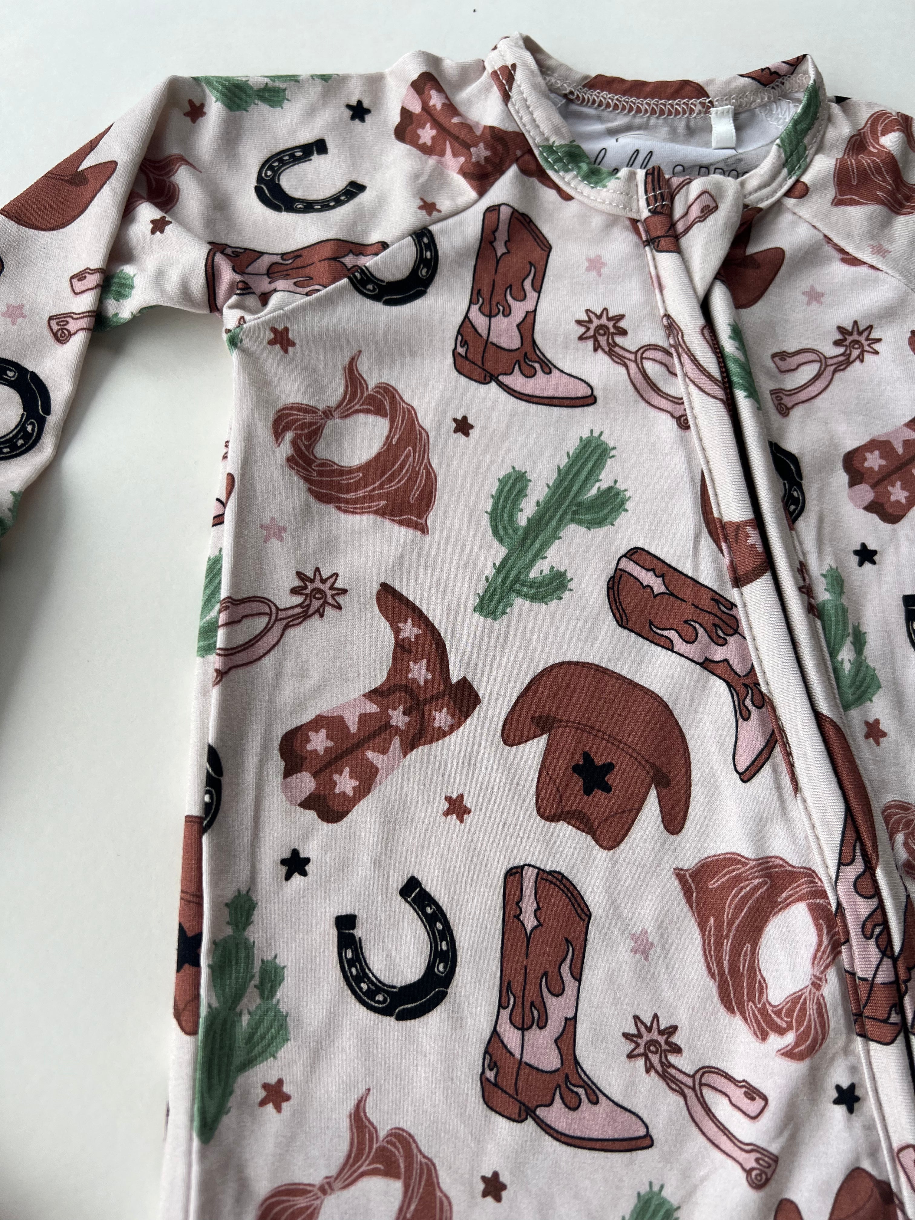 Cowboy | Zip Romper