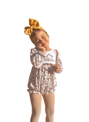 Nativity Embroidery Romper
