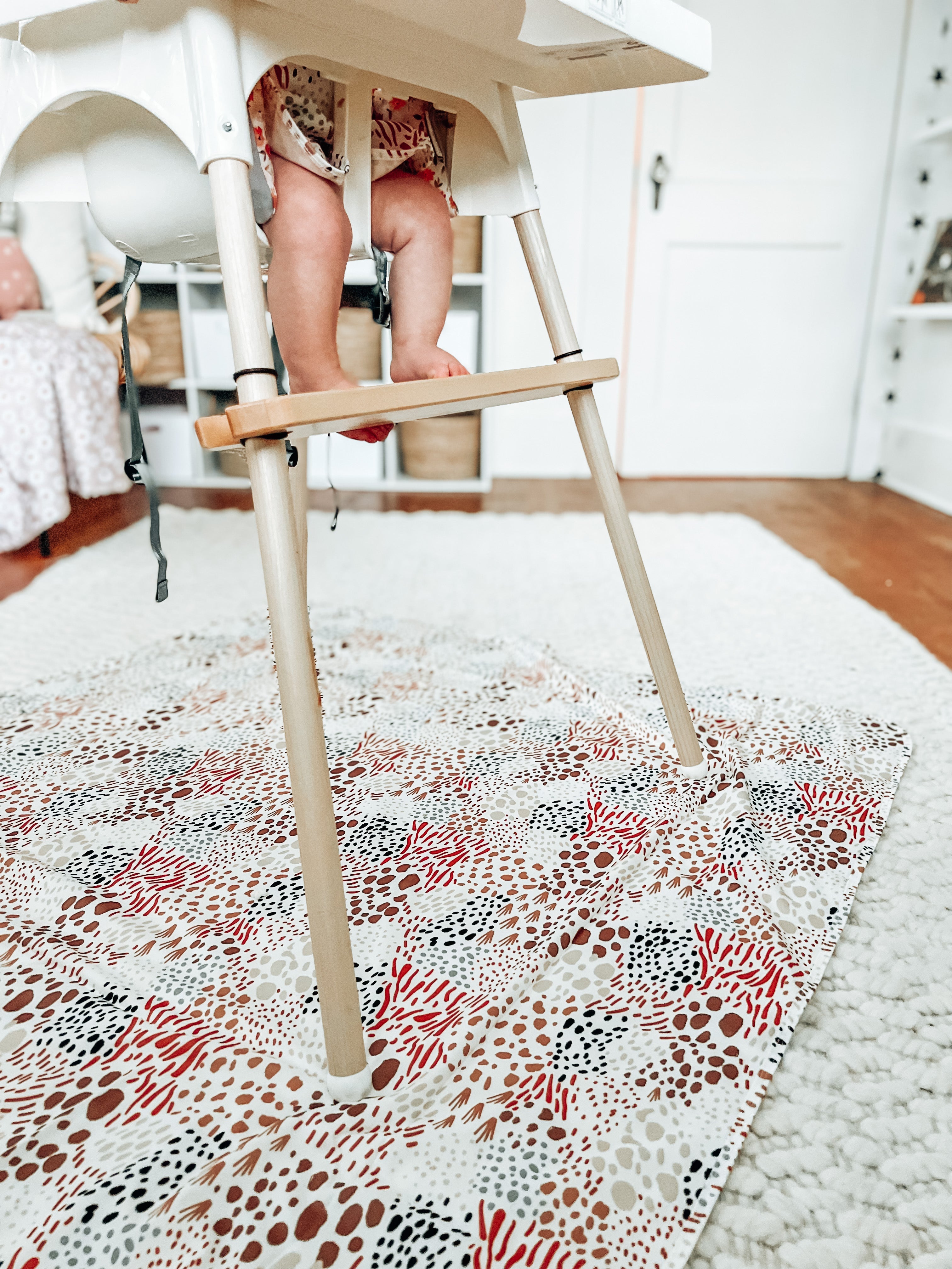 Wild Splash Mat - A Waterproof Catch-all For Highchair Spills And More!