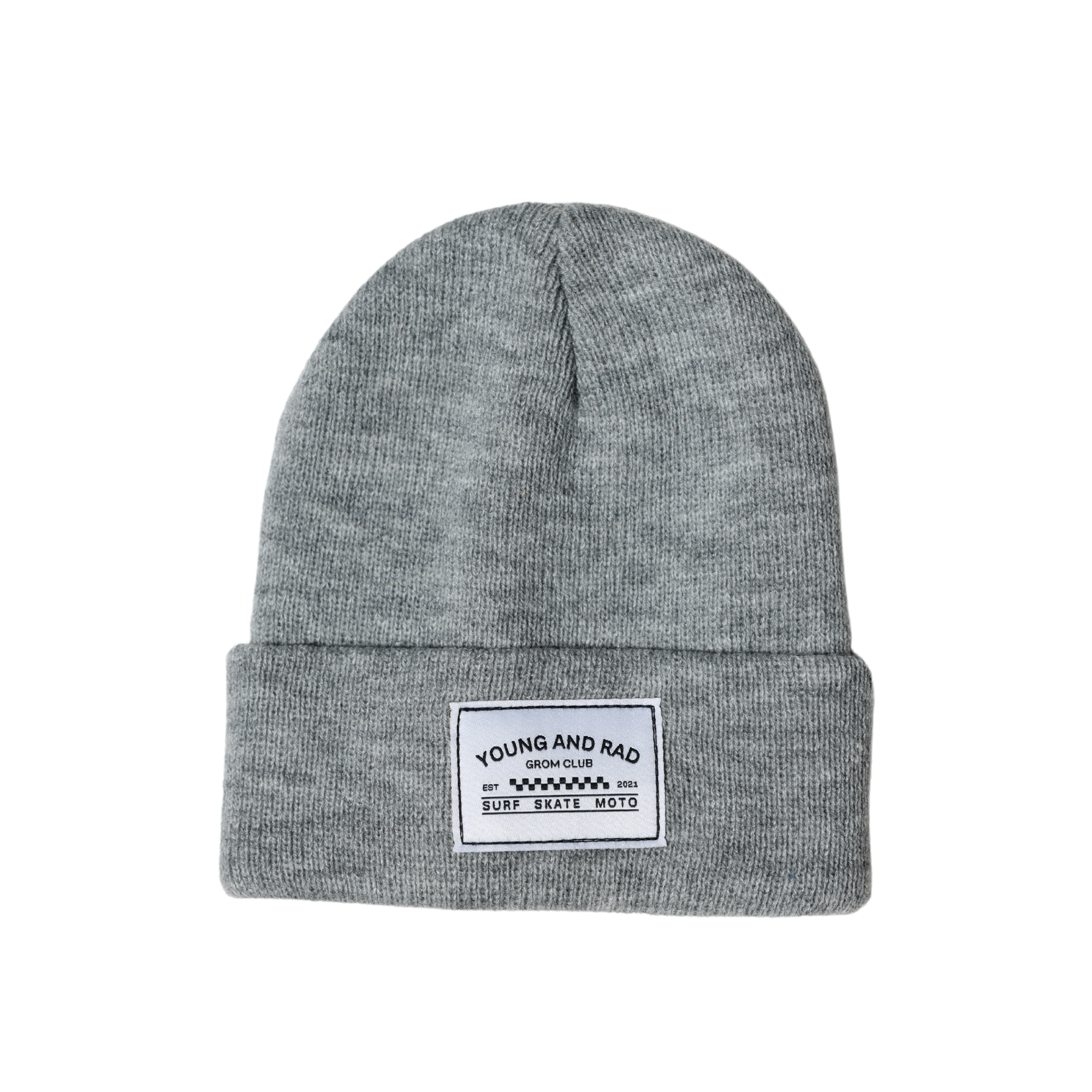 Young + Rad Classic Beanie // Heather Grey