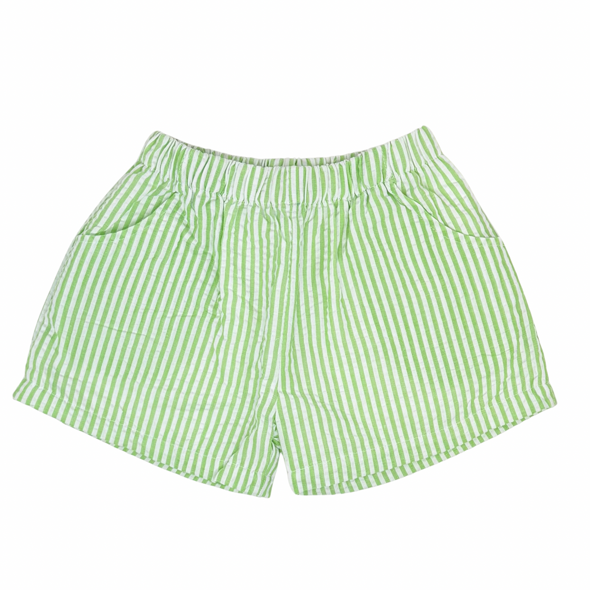 Boy's Seersucker And Gingham Shorts (shorty Length)