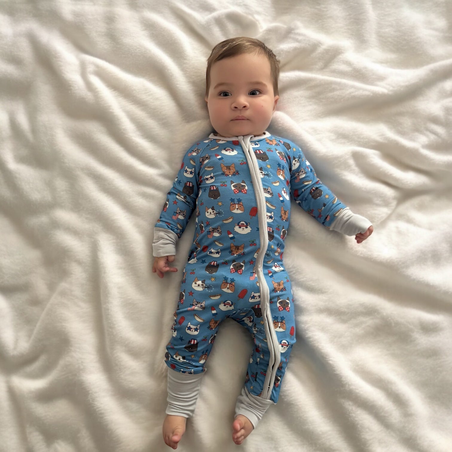 Freedom Cats (convertible Zip Footies)