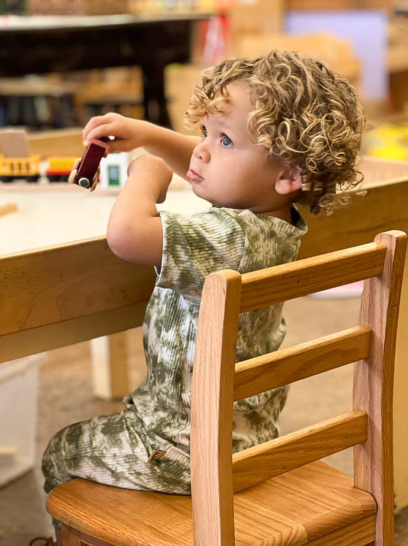 Olive Green Tie Dye Ribbed Harem Romper