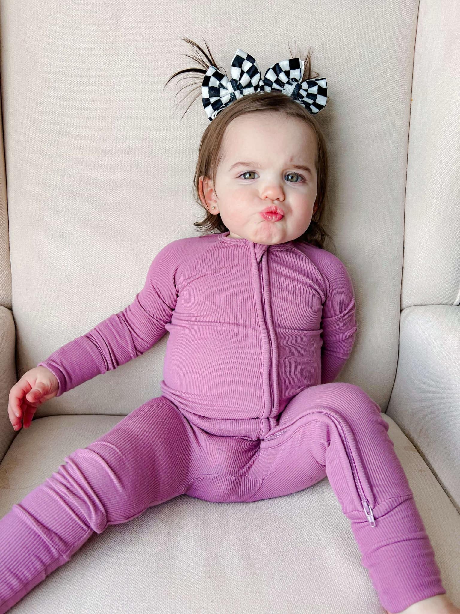 Plum | Zip Romper