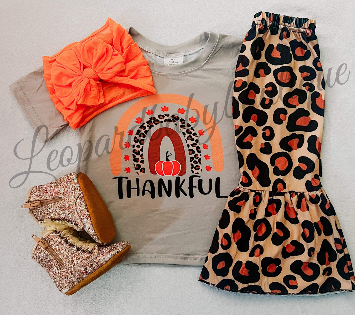 Leopard Thankful Set