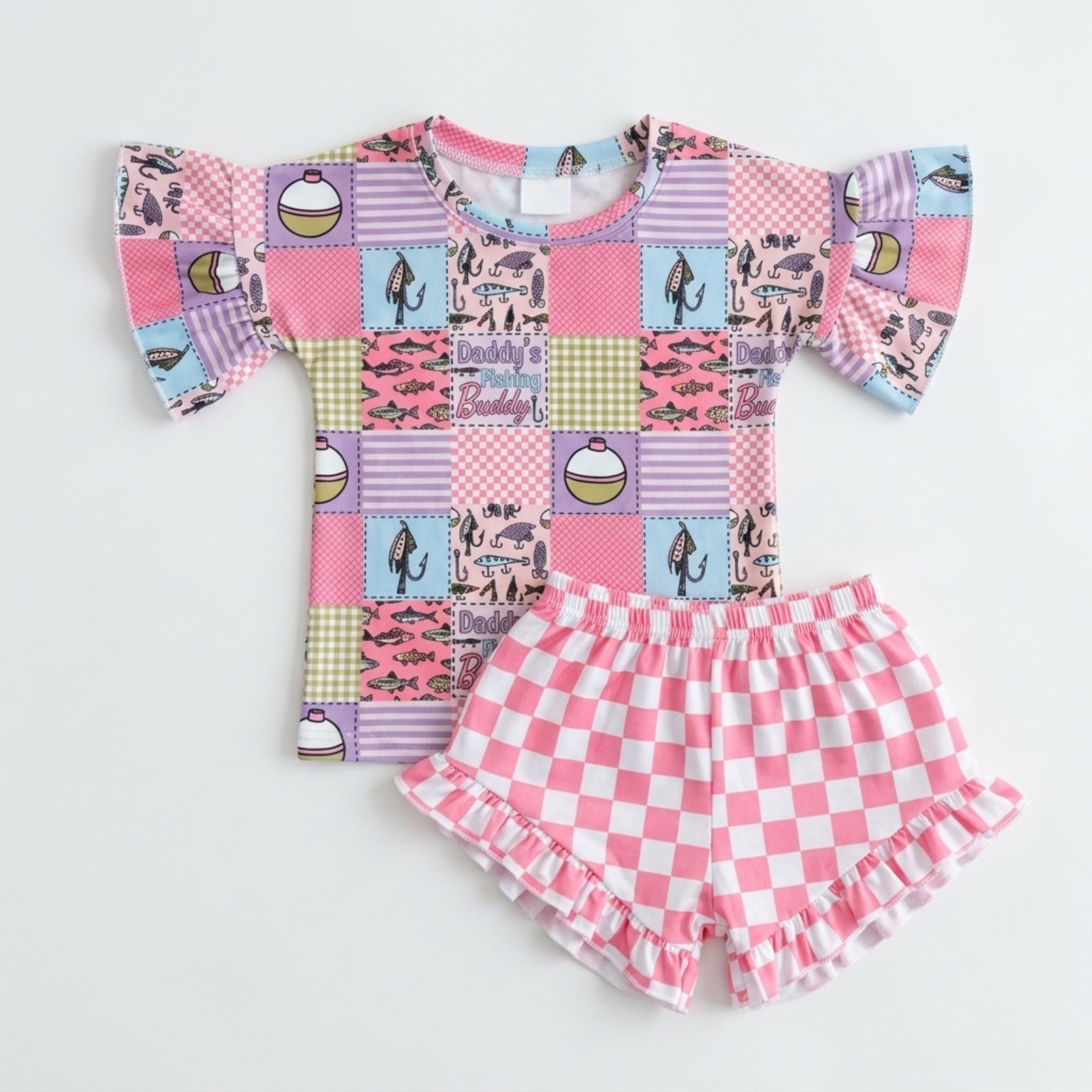 Daddy’s Fishing Buddy Ruffle Set