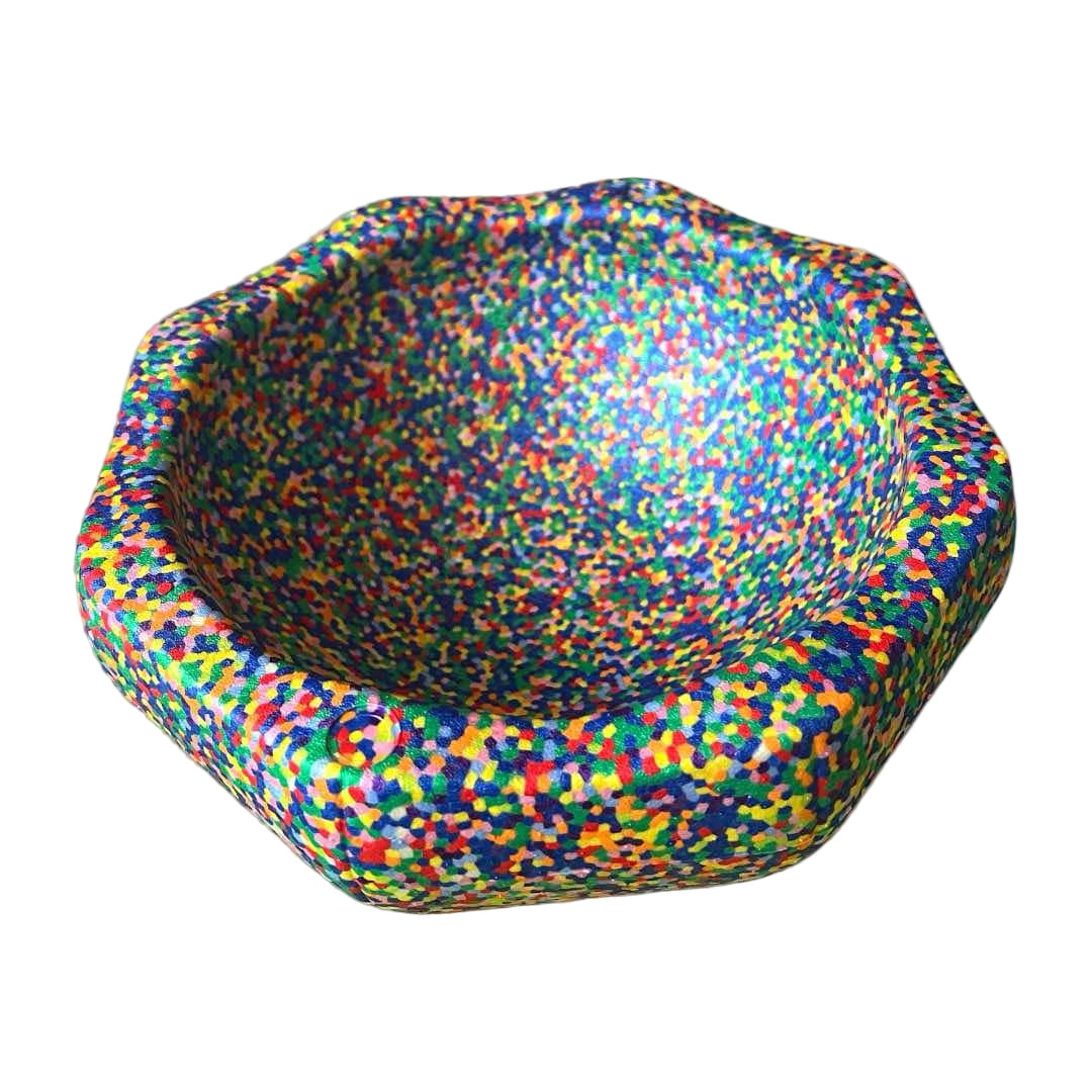 rainbow Confetti Stepping Stone (single Piece)