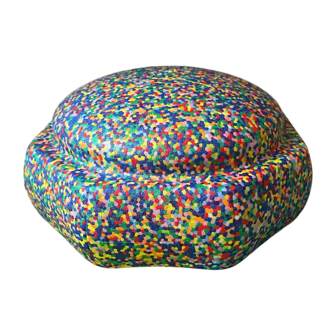 rainbow Confetti Stepping Stone (single Piece)