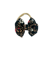 Scarlett Floral  Nylon Bow