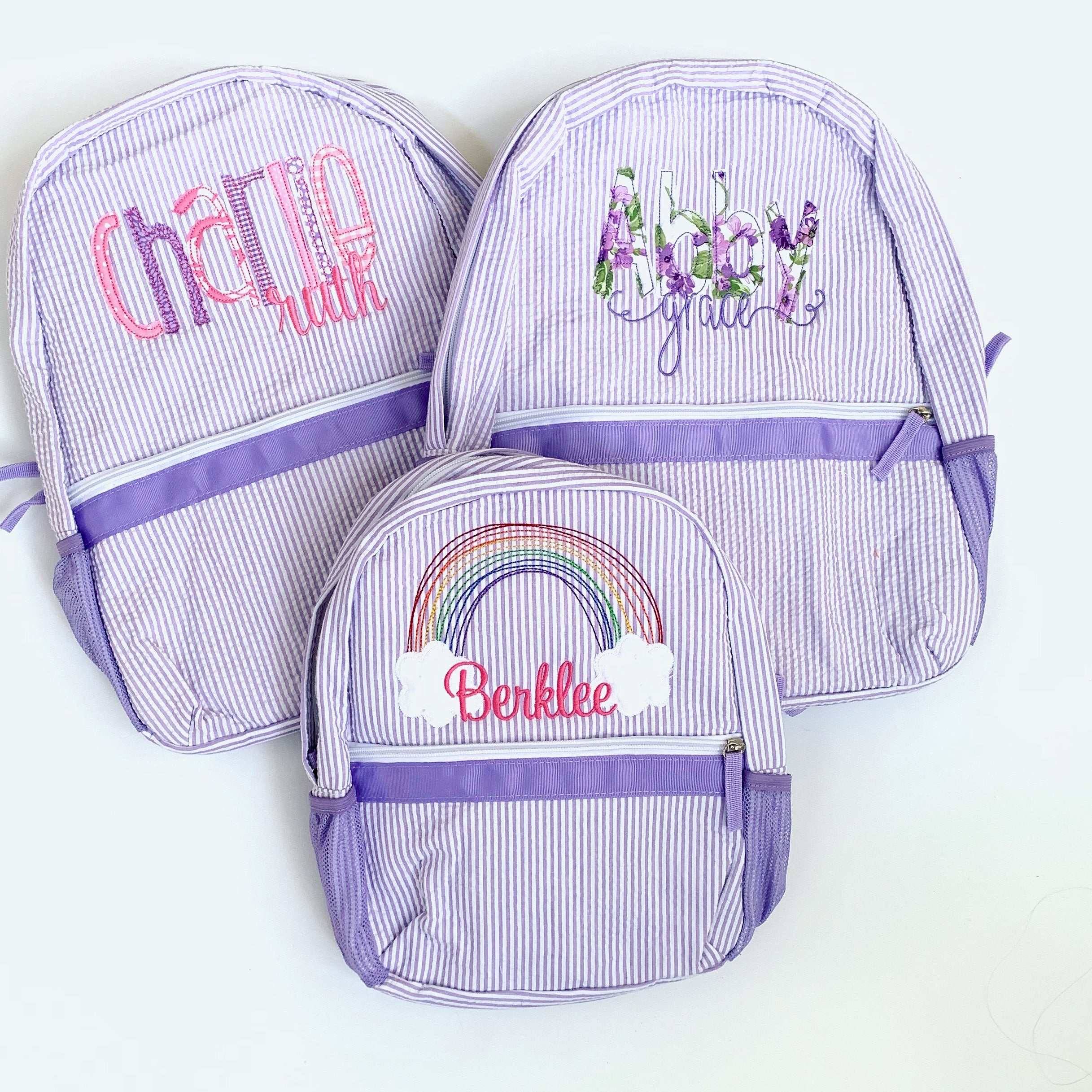 Seersucker Full-size Backpack