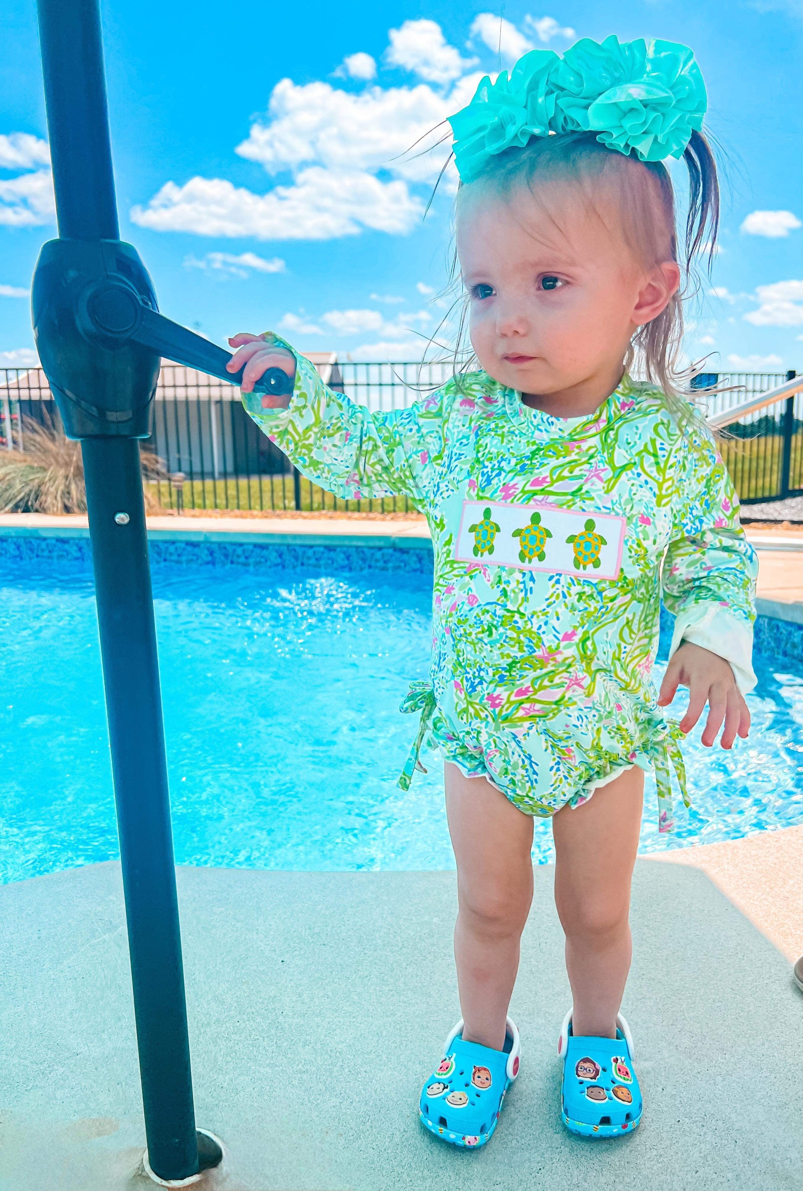 Turtle Rash Guard Swimsuit