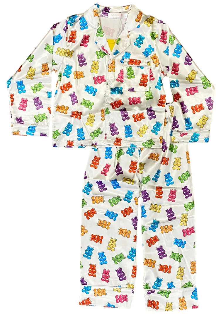 Tweenstyle By Stoopher - Gummy Bear Silky Loungewear Set