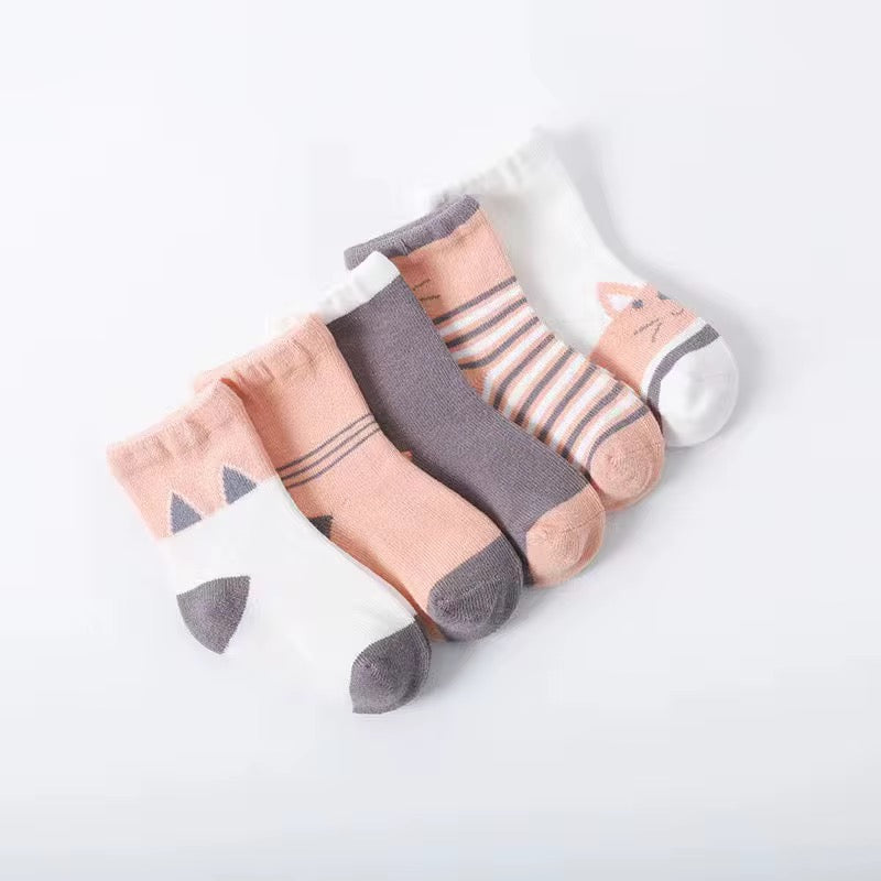 Pre-order Organic Cotton Kids’ Socks | Fun Cat Socks For Toddlers & Little Kids