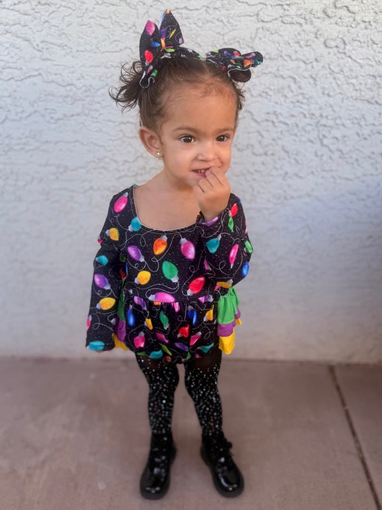 Lights Ruffle Romper