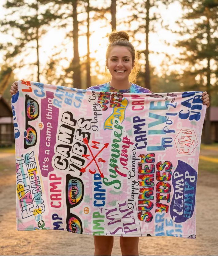 Tweenstyle By Stoopher - Blanket - Happy Camper