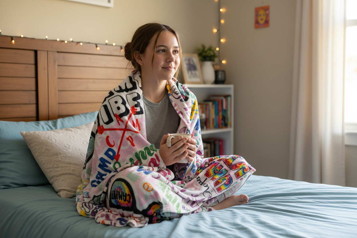 Tweenstyle By Stoopher - Blanket - Happy Camper