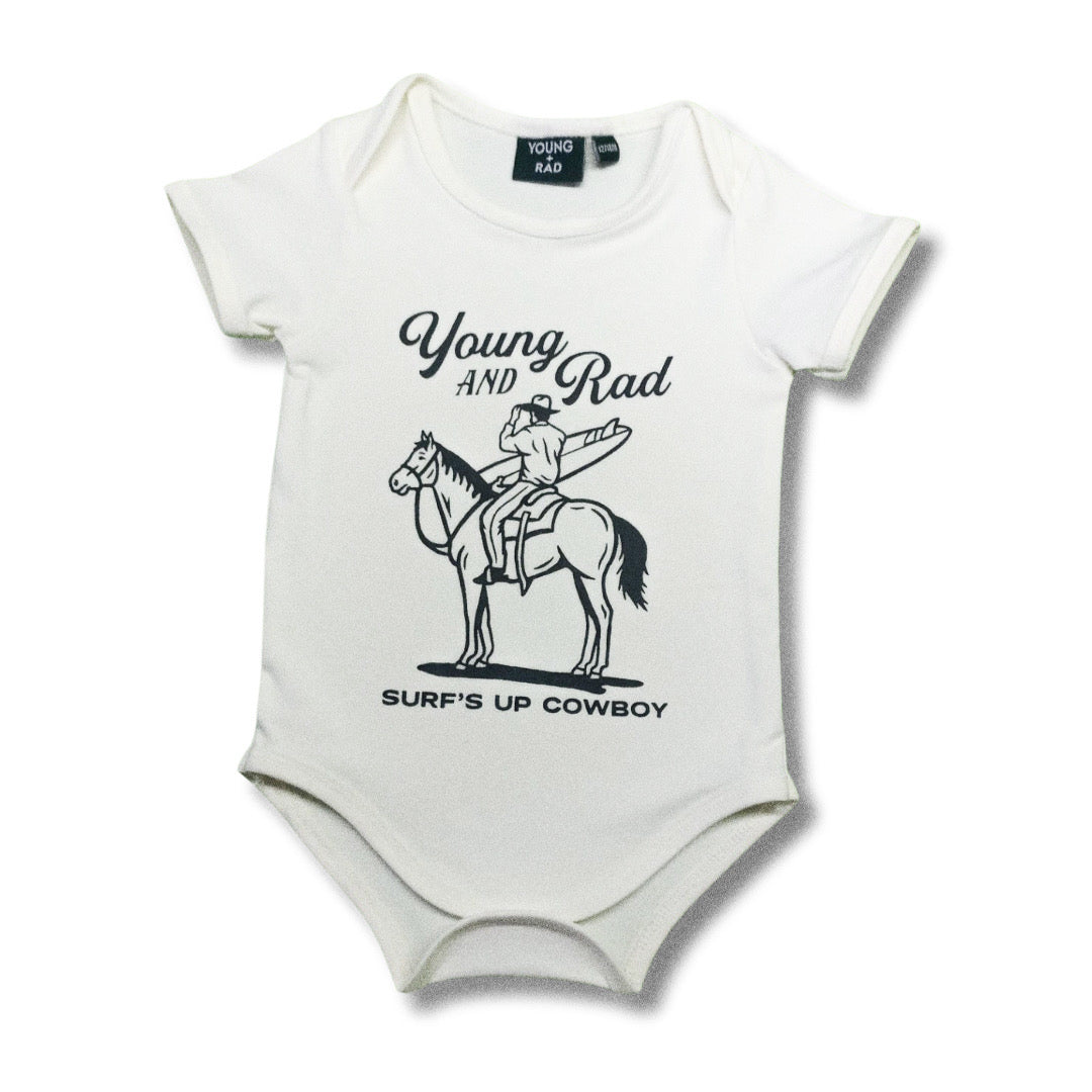 Surfs Up Cowboy Onesie