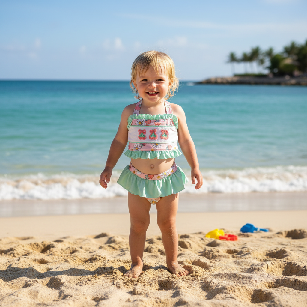 Strawberries Two Piece Swimsuit