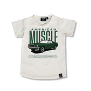 American Muscle Car Acid Wash Tee