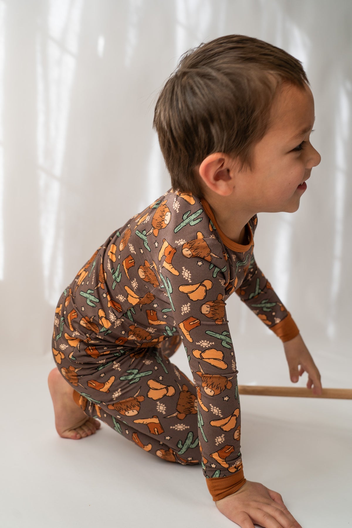 Highland Cow 2 Piece Pj's