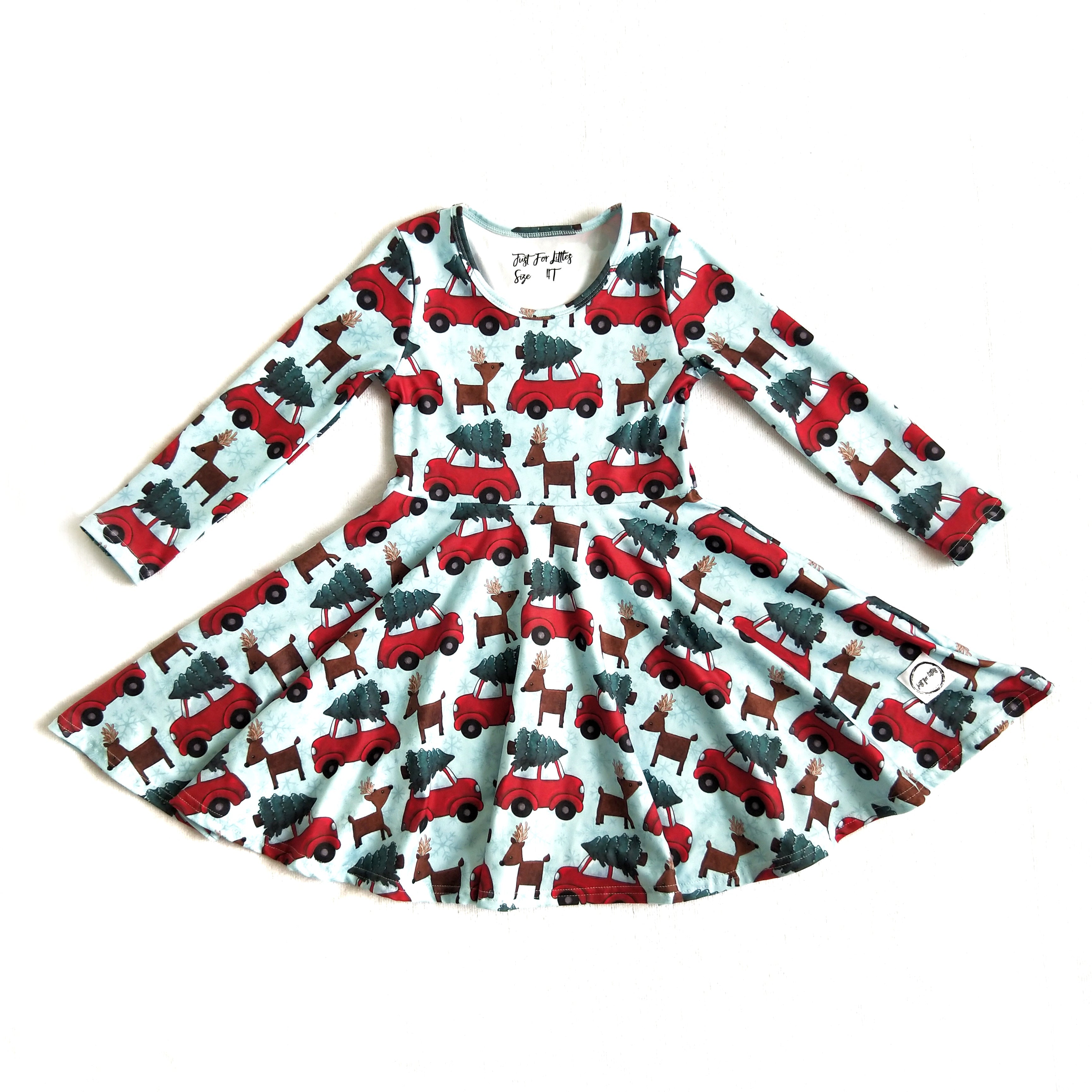 Reindeer Twirl Dress