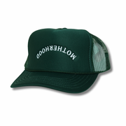 Motherhood Upside Down // Green Trucker