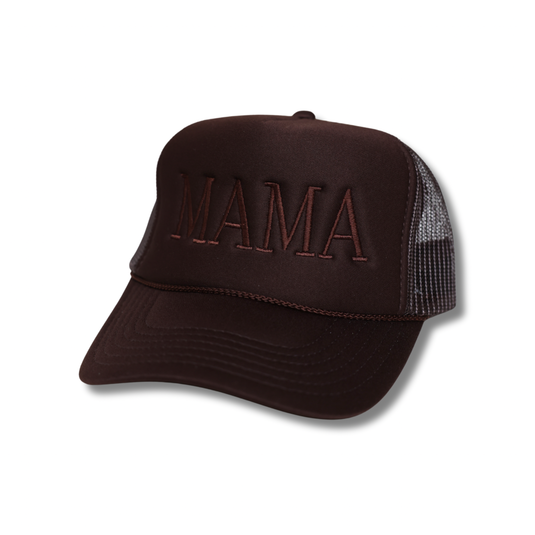 Mama Brown Trucker Snapback