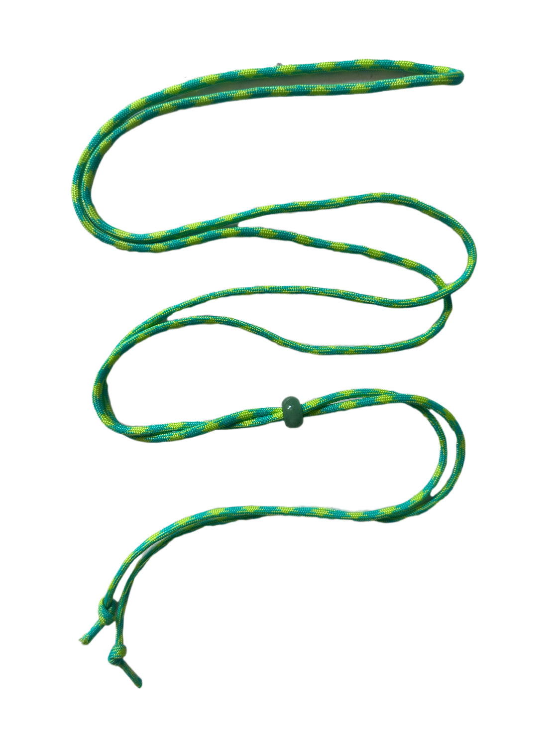 Thin Cord Lanyard With Gemstone Toggle