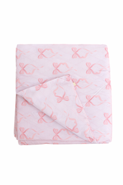 Ribbon Crib Quilted Blanket