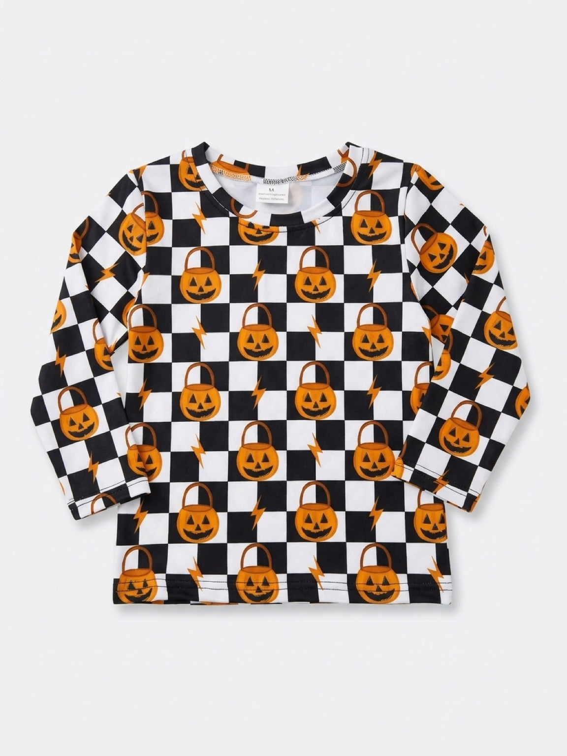 Long Sleeve Halloween Bucket Top