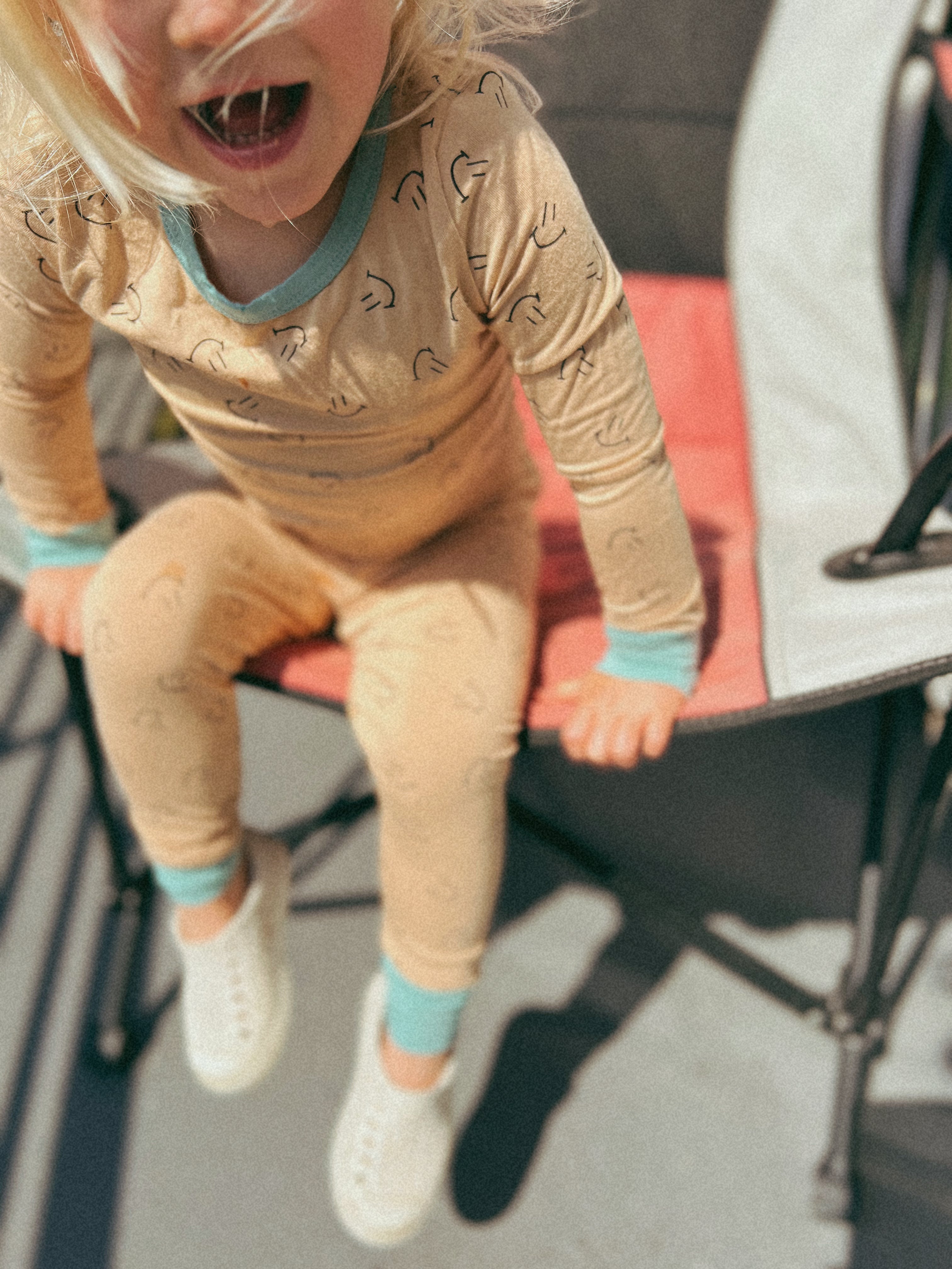 Smiley Bamboo Two Piece Set