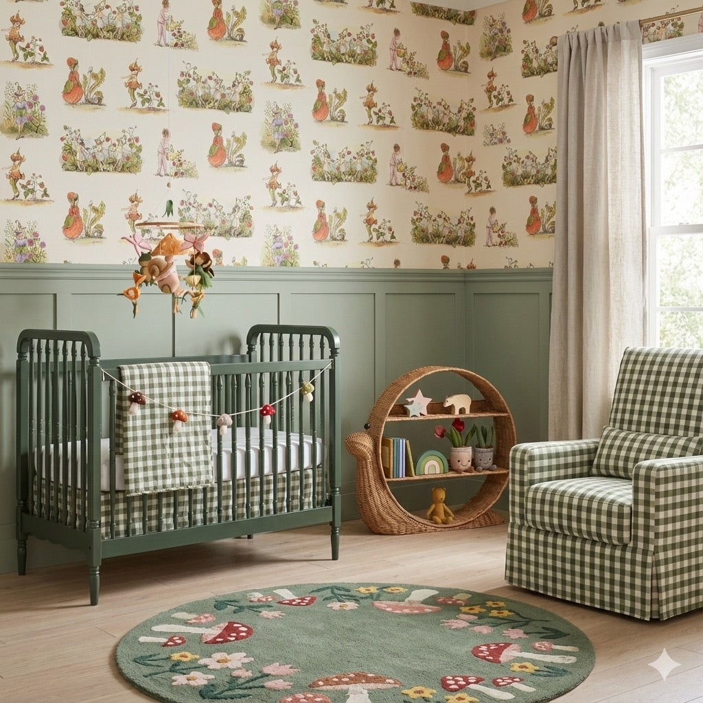 Pip Wallpaper by Strawberry Snail Illustrations | Loomwell Home Goods