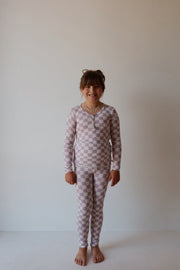 Bamboo Two Piece Pajamas | Grape Soda