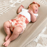 Rose Tie Dye Ribbed Bummies