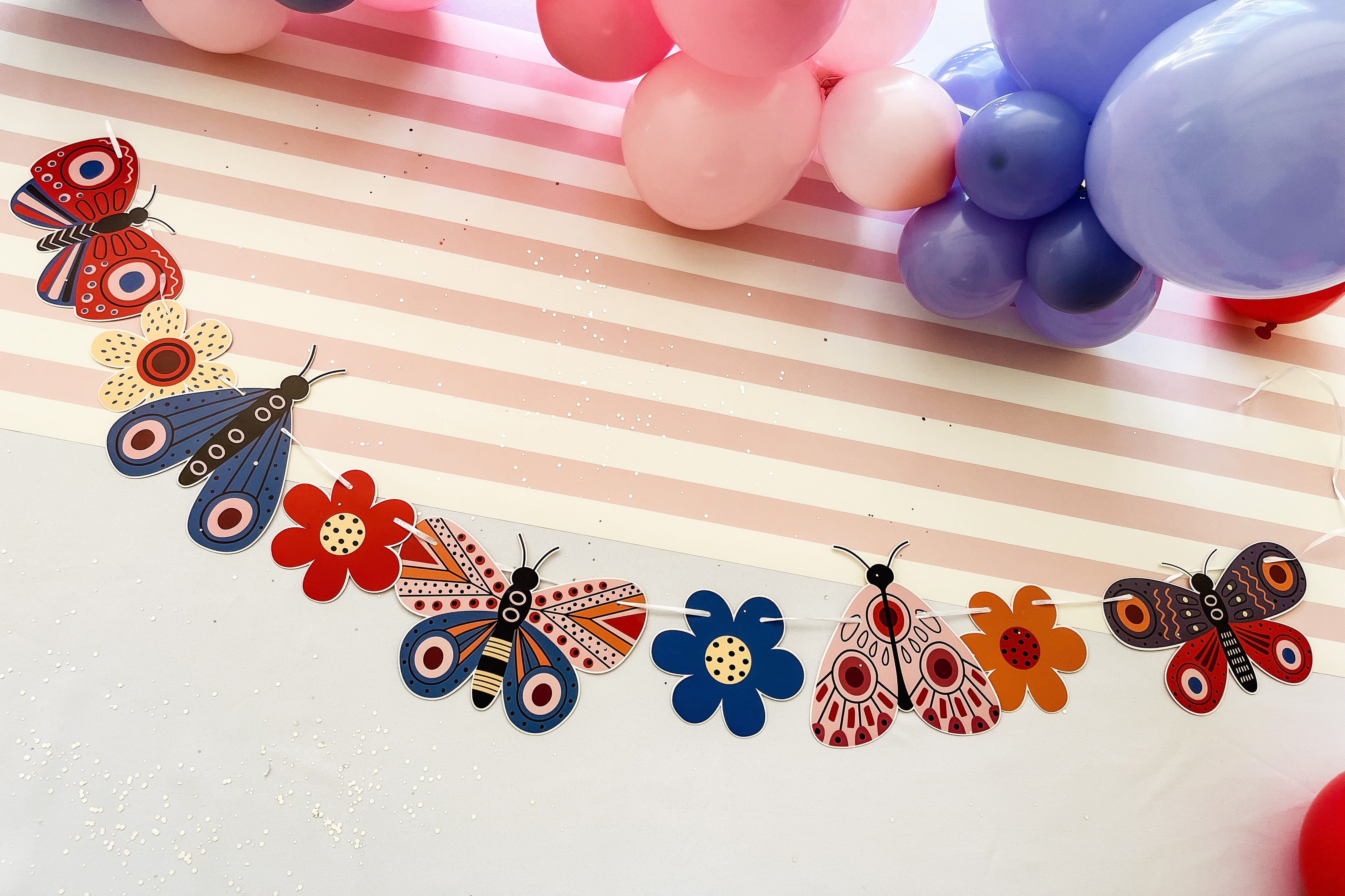 Butterfly Banner, 8ft