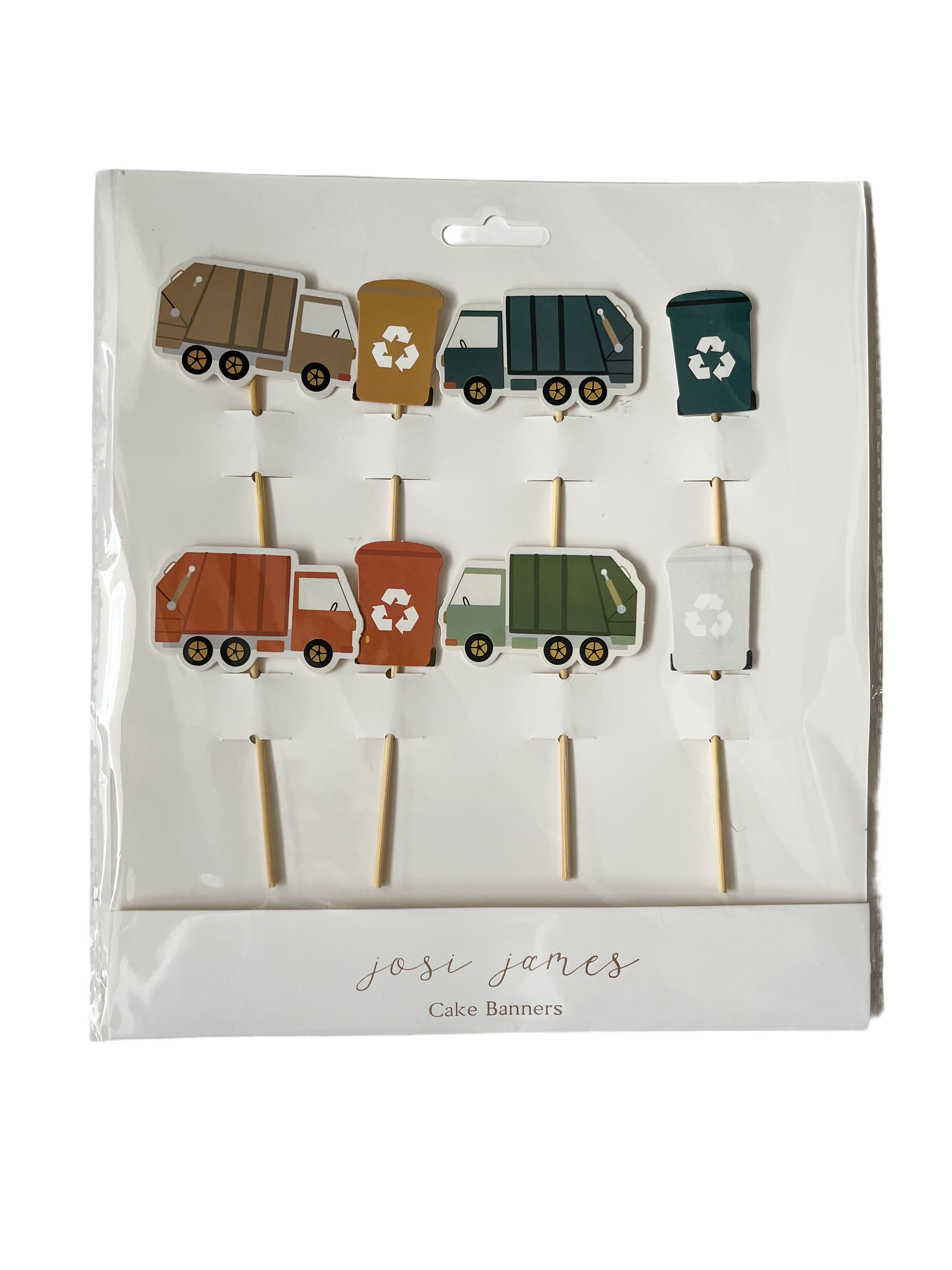 Garbage Truck Toppers (8 Count)