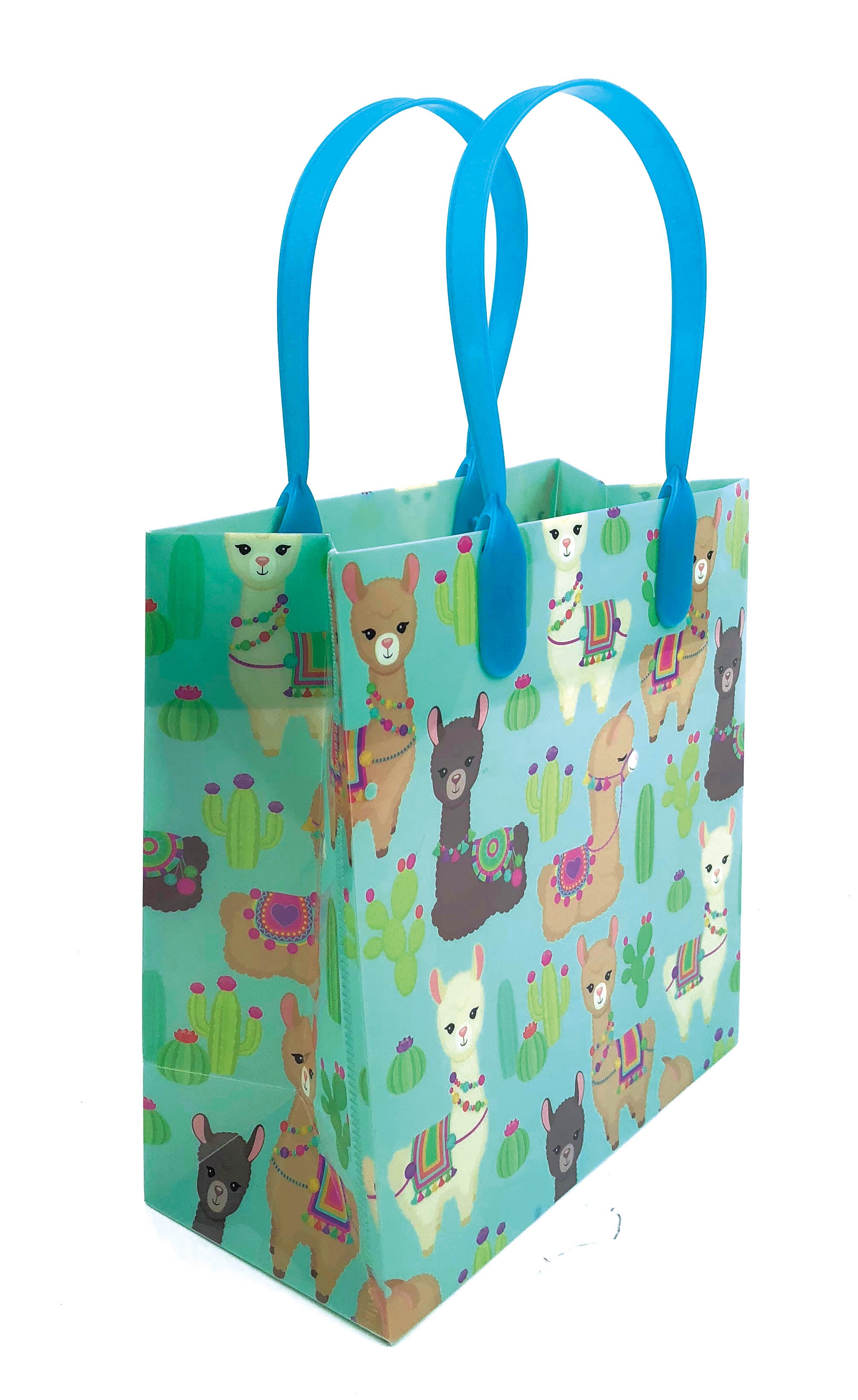 Llamas Party Favor Treat Bags - Set Of 6 Or 12