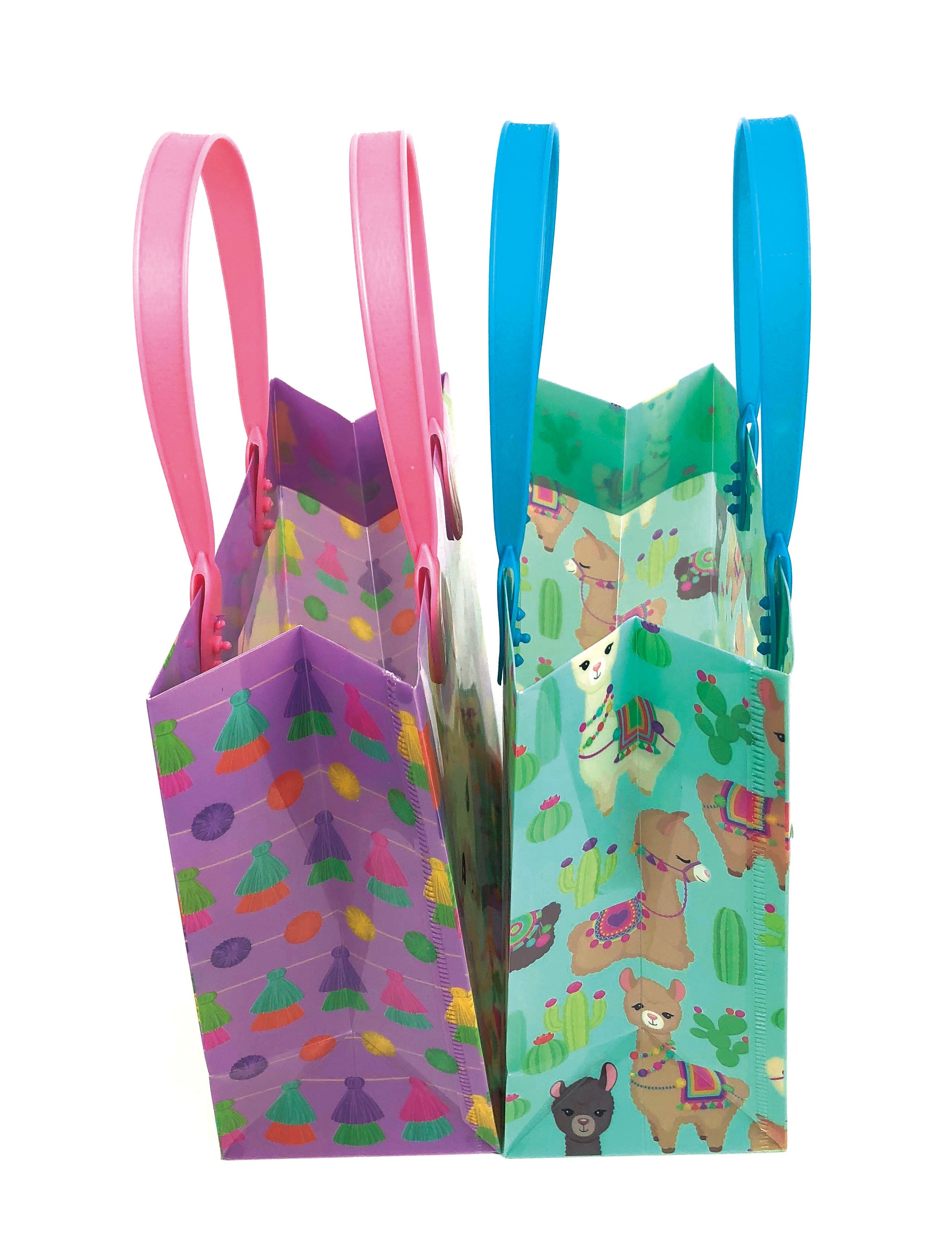 Llamas Party Favor Treat Bags - Set Of 6 Or 12