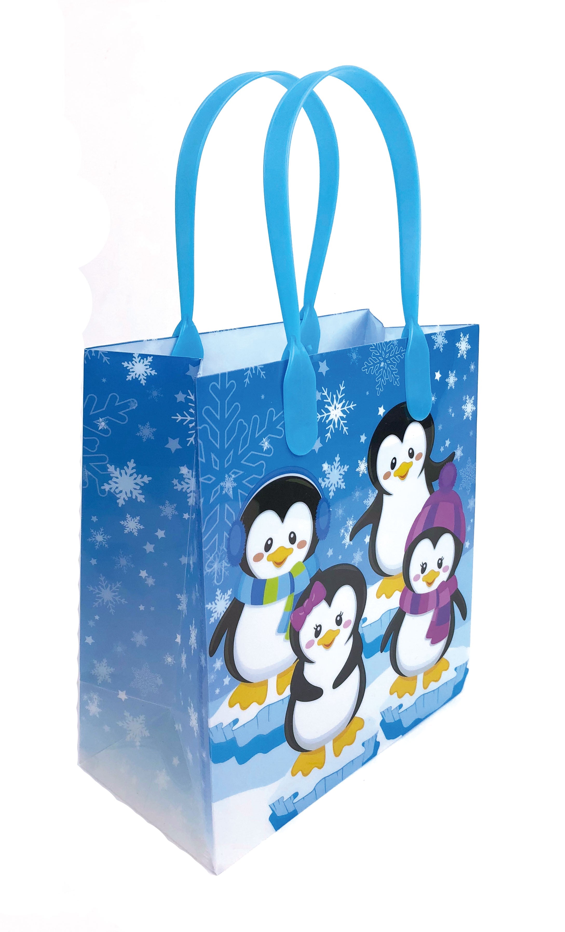 Penguins Party Favor Treat Bags - Set Of 6 Or 12