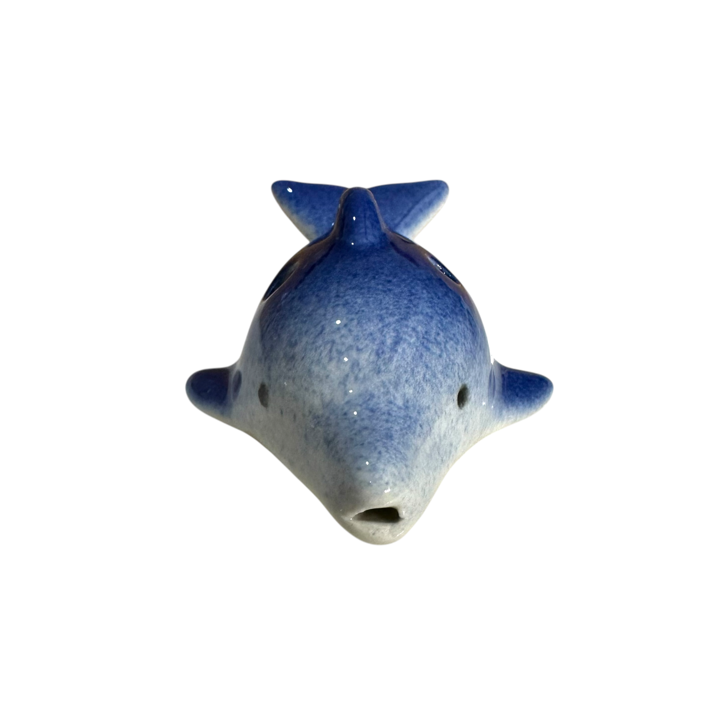 Ceramic Dolphin Ocarina Ocean Blue