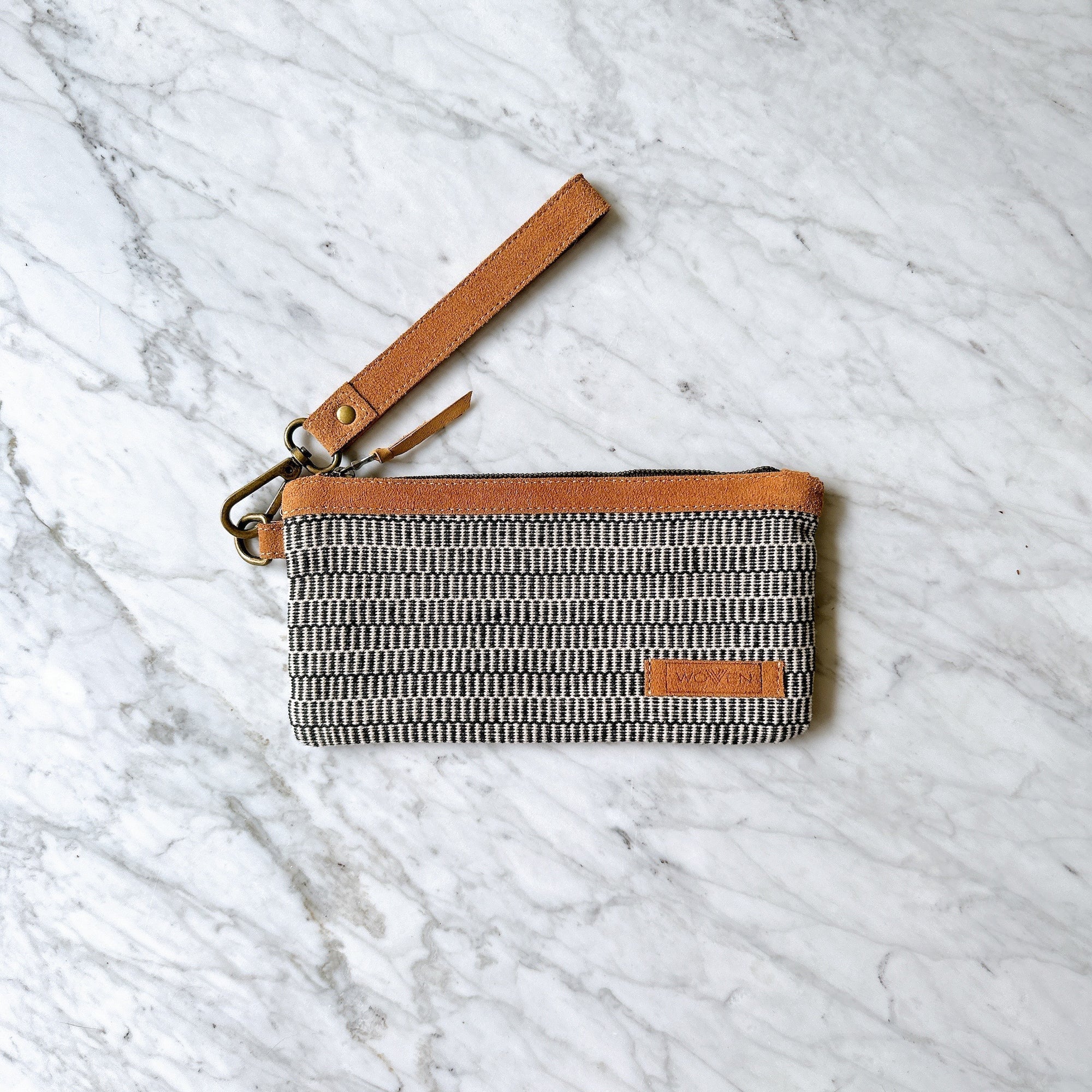 Woven Phone Wallet - Stripe