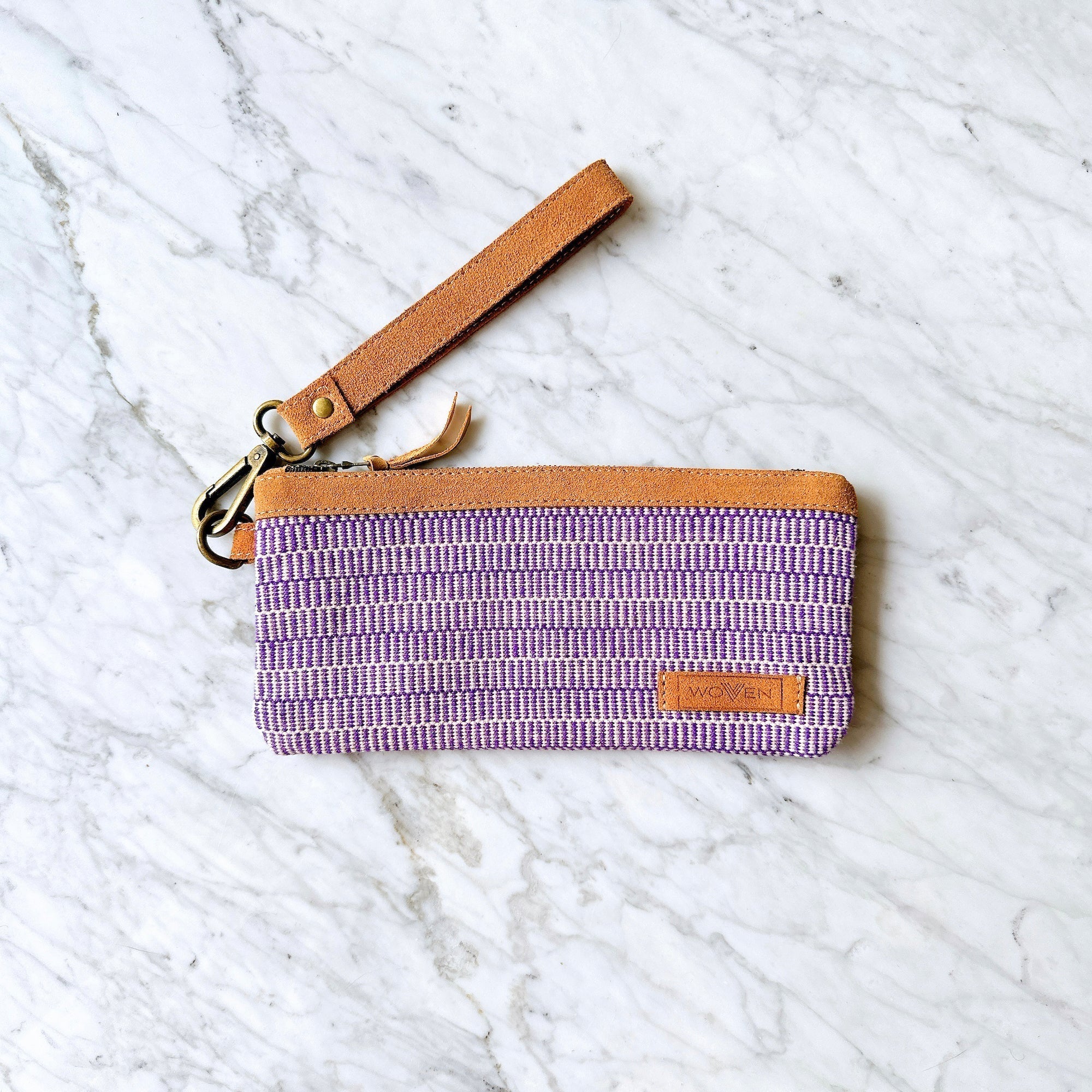 Woven Phone Wallet - Stripe