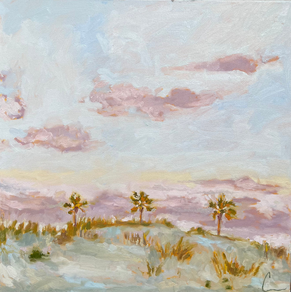 Folly Palms Print